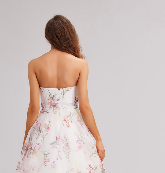 Chiffon Daisy Floral Dress