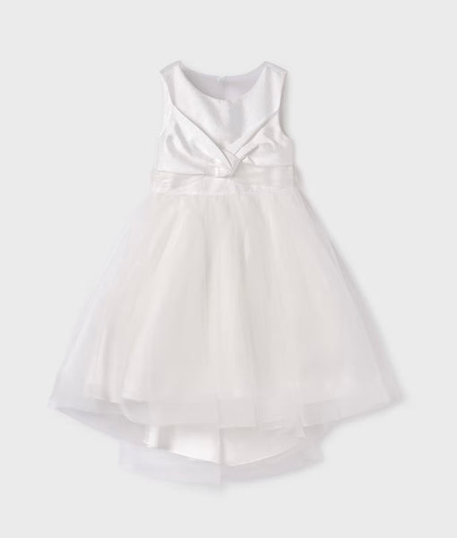 Shimmer Bow Tulle Dress